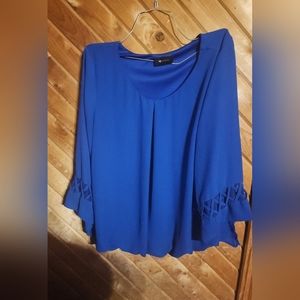 AB Studio XL Blue Top